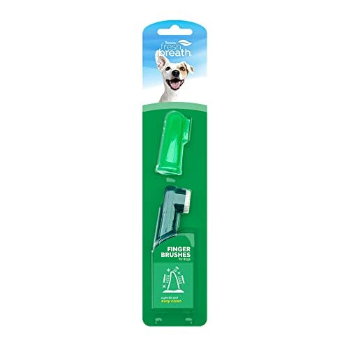 Tropiclean Fresh Breath Finger Brushes for Pets - 2 Piece  