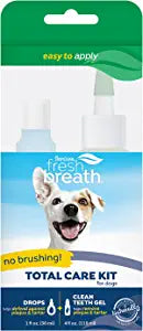 Tropiclean Fresh Breath No Brushing Total Care Clean Teeth & Oral Care Gel Kit - 4 Oz  