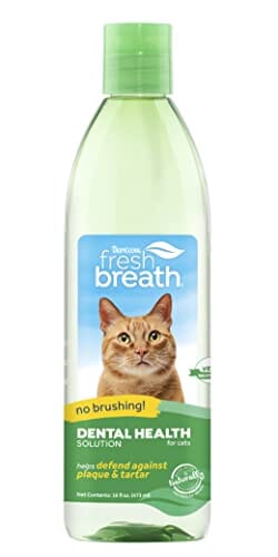 Tropiclean Fresh Breath Oral Care Dental Health Solution for Cats - 16 Oz