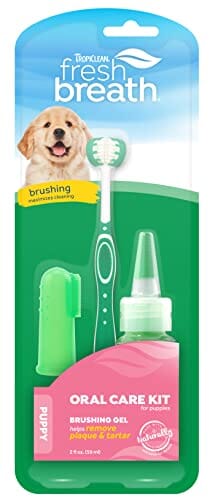 Tropiclean Fresh Breath Puppy Oral Care Kit  