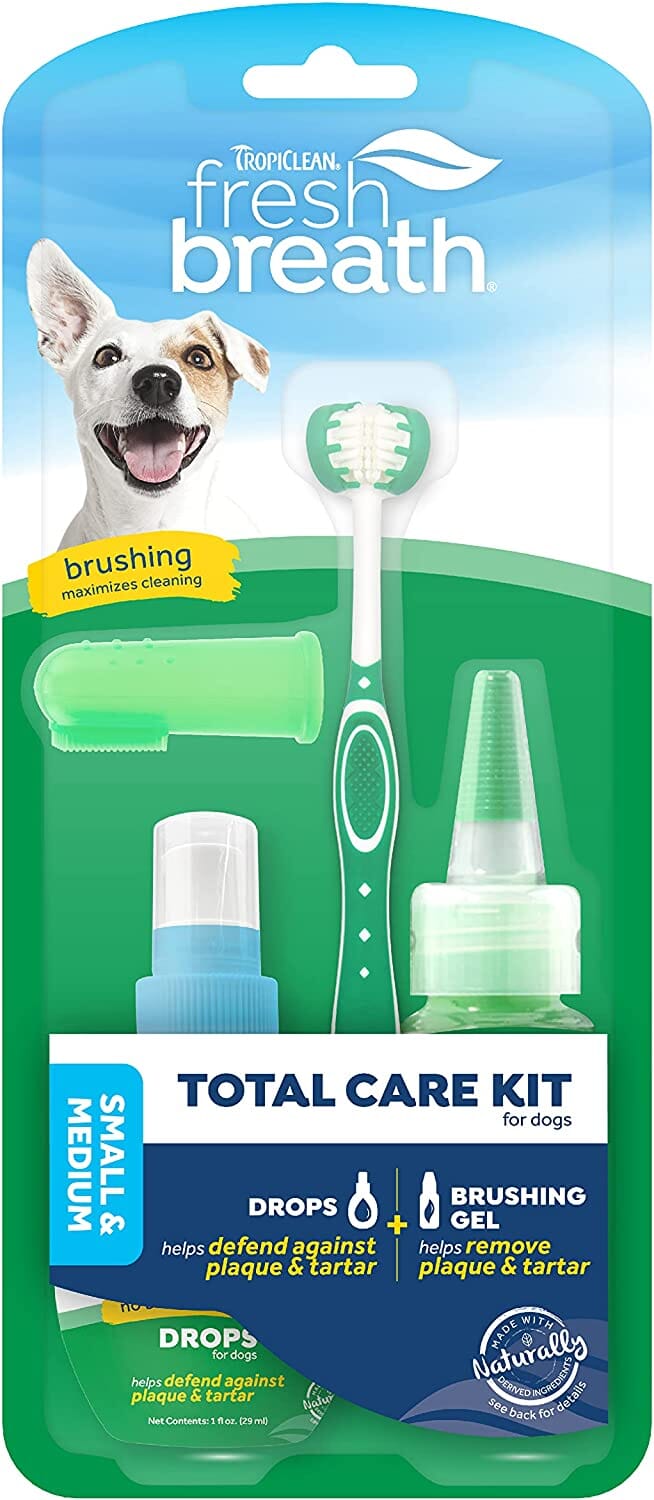 Tropiclean Fresh Breath Small Dog Total Care Kit - 2 Oz  