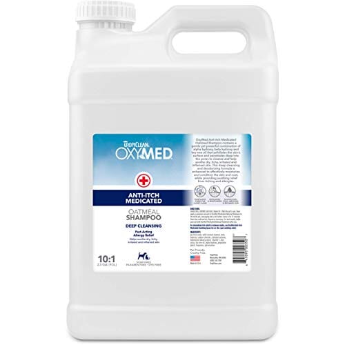 Tropiclean Oxy-Med Cat and Dog Shampoo - 2.5 Gal