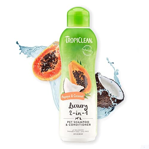 Tropiclean Papaya and Coconut Cat and Dog Shampoo - 20 Oz  