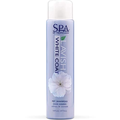 Tropiclean Spa Lavish Colors White Coats Cat and Dog Shampoo - 16 Oz  
