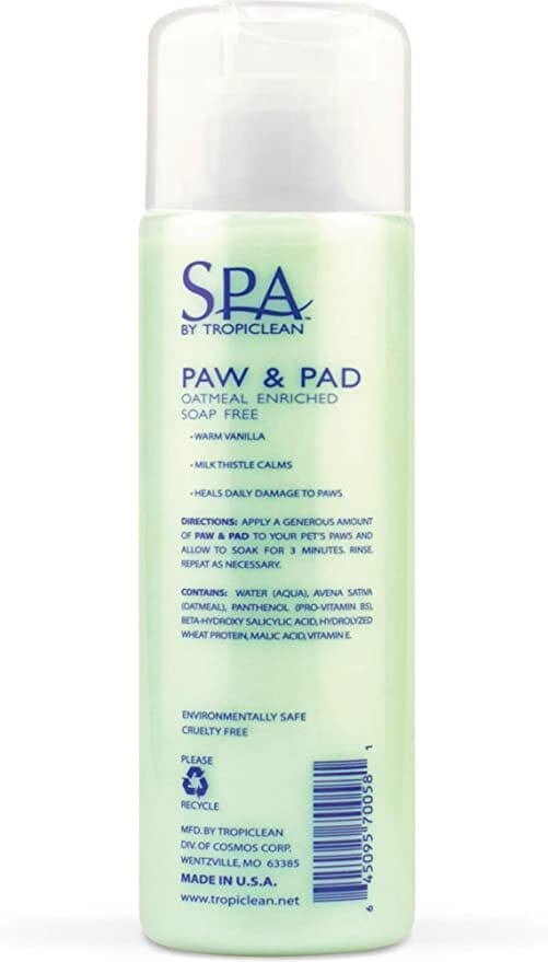 Tropiclean Spa Lavish Paw & Pad Treatment Cat and Dog Deodorizer - 8 Oz  