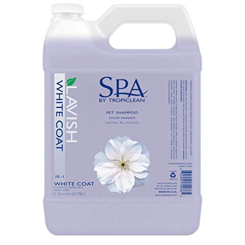 Tropiclean Spa Lavish White Coat Cat and Dog Shampoo - 1 Gal  