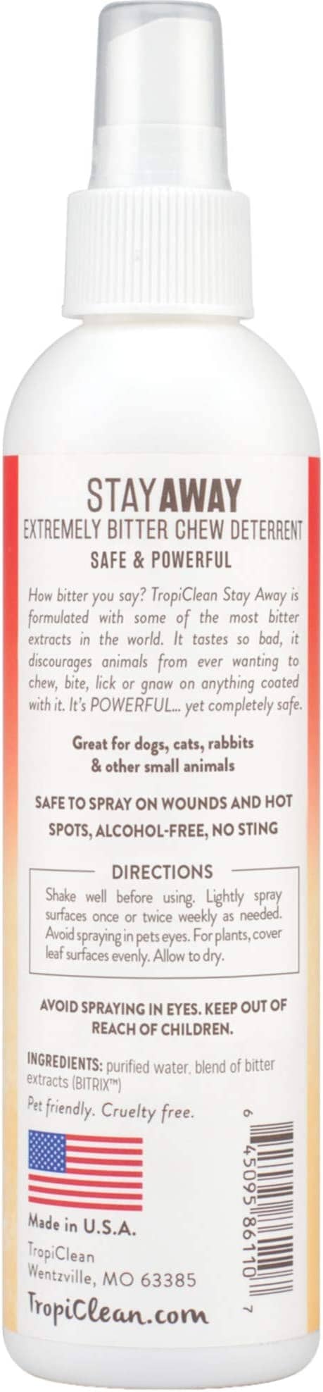 Tropiclean Stay-Away Cat and Dog Repellent Training Aid - 8 Oz  