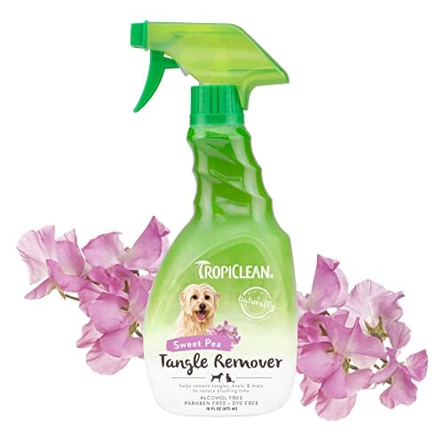 Tropiclean Tangle Remover Spray Cat and Dog Detangler Spray - 16 Oz  