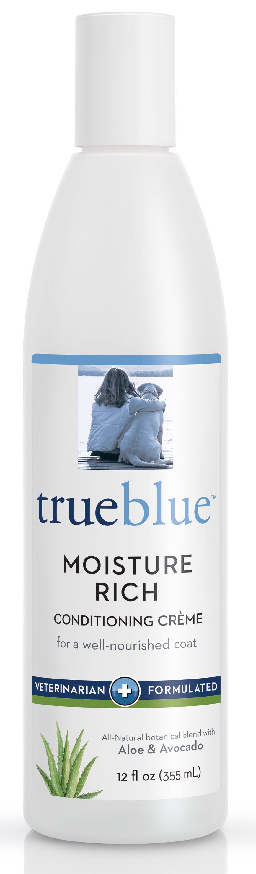 TrueBlue Cat and Dog Conditioning Shampoo - Crème Aloe and Avocado - 12 oz Bottle  