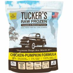 Tucker's Dog Frozen Patties Complete Balance Chicken and Pumpkin - 3 lbs  