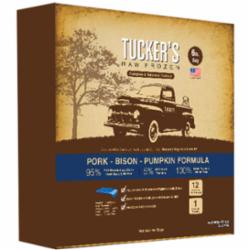 Tucker's Dog Frozen Patties Complete Balance Pork and Bison - 6 lbs