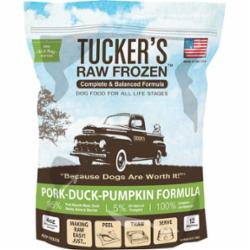 Tucker's Dog Frozen Patties Complete Balance Pork and Duck - 3 lbs  