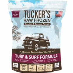 Tucker's Dog Frozen Patties Complete Balance Surf and Turf - 3 lbs