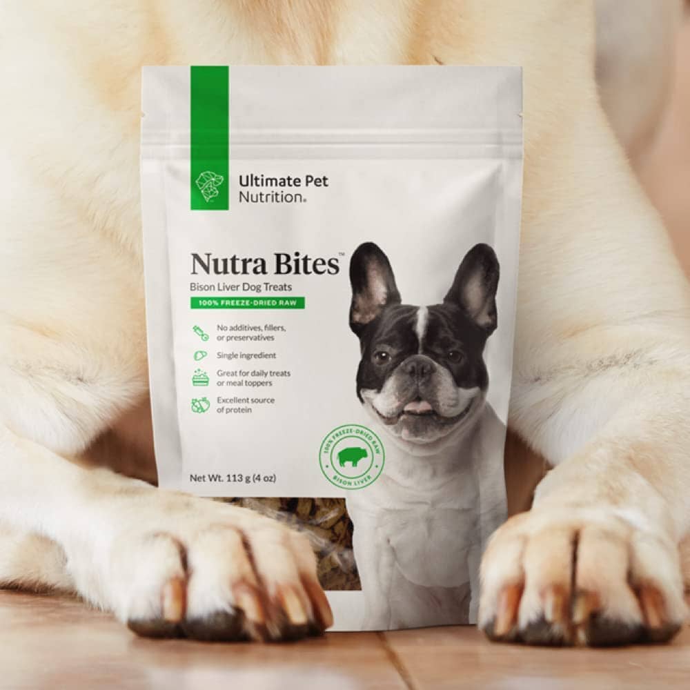 Ultimate Pet Nutrition Nutra Bites Bison Liver Freeze-Dried Dog Treats - 4 Oz  