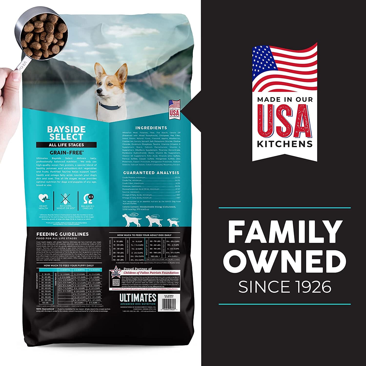 Ultimates Pro Pac Grain-Free Bayside Whitefish Meal Dry Dog Food - 28 Lbs  