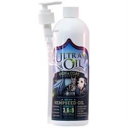 Ultra Oil Ultra Oil Skin & Coat Dog and Cat Health Supplements - 16 oz Bottle