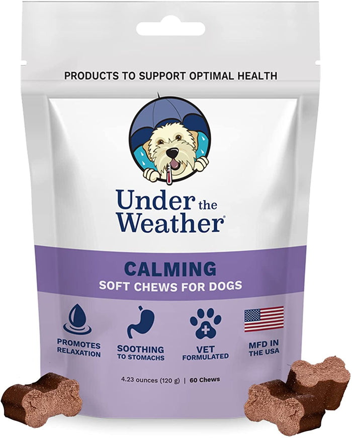 Under the Weather Calming Chewy Dog Supplements - 60 Count