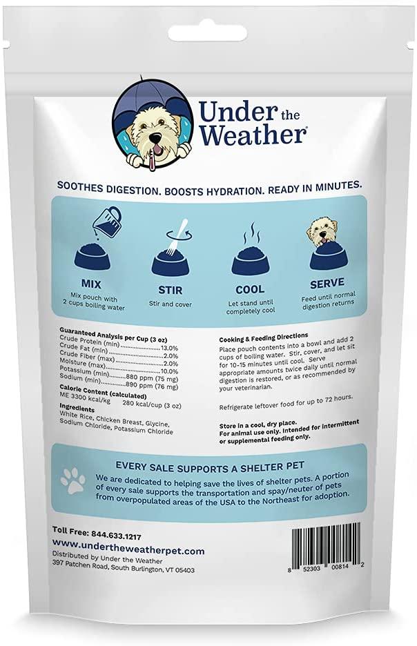 Under the Weather Chicken & Rice Freeze-Dried Dog Food - 6 oz  