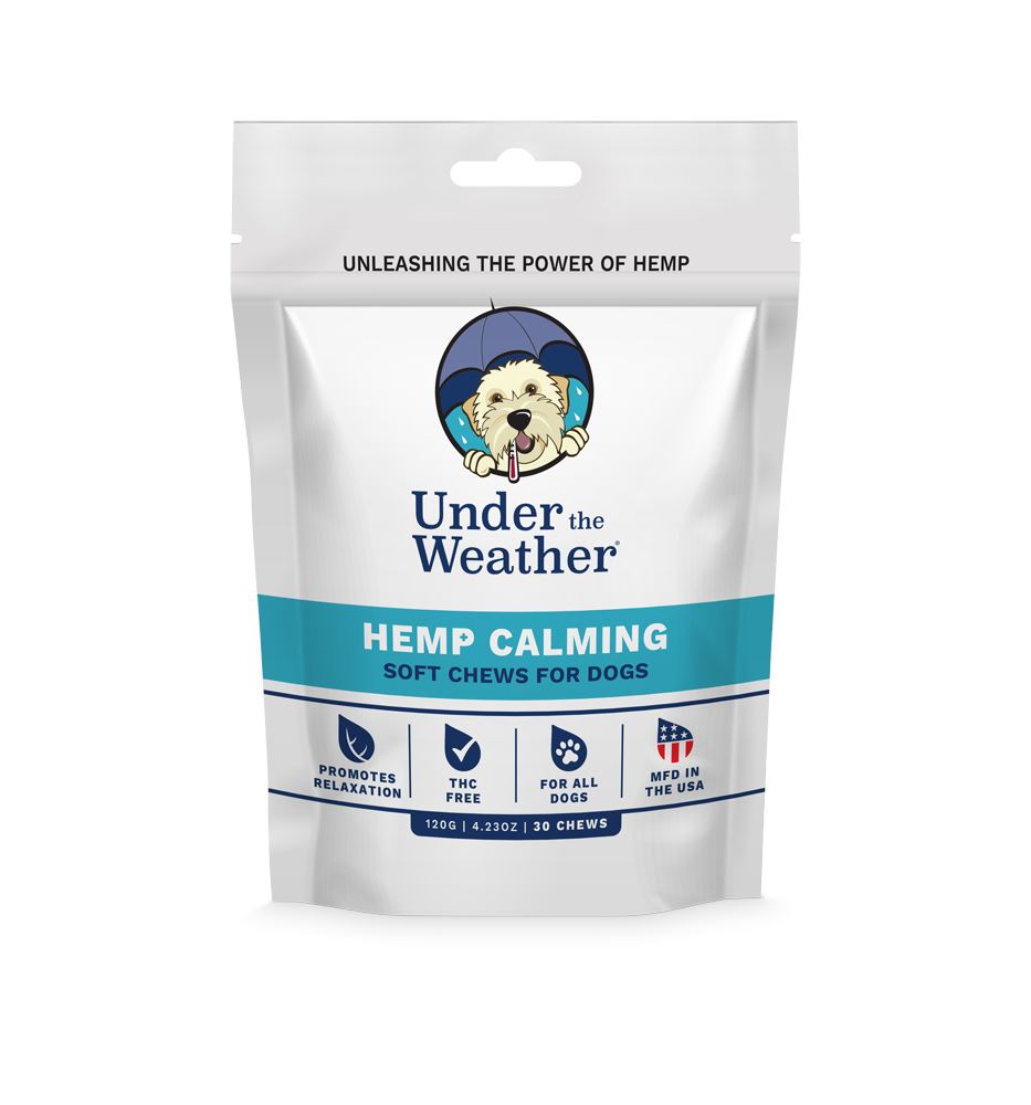 Under the Weather Hemp Chews Neuro Chewy Dog Supplements - 30 Count  