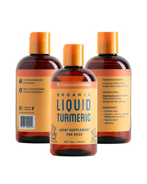 Under the Weather Kangaroo Dog Liquid Turmeric Dog Supplements - 8 Oz