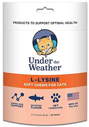 Under the Weather L-Lysine Chewy Cat Supplements - 60 Count