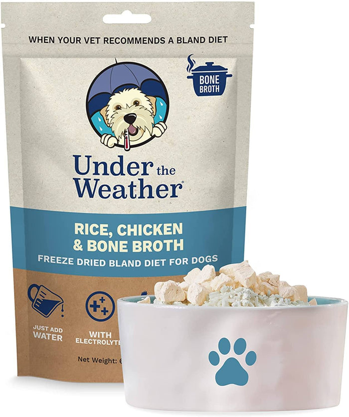 Under the Weather Rice, Chicken & Bone Broth Freeze-Dried Dog Food - 6.5 oz
