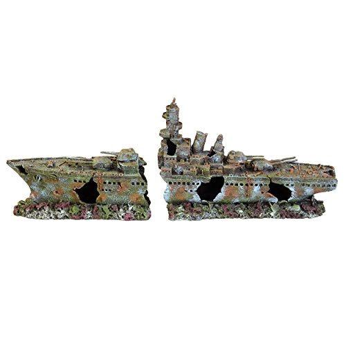Underwater Treasures Battleship Ruins  