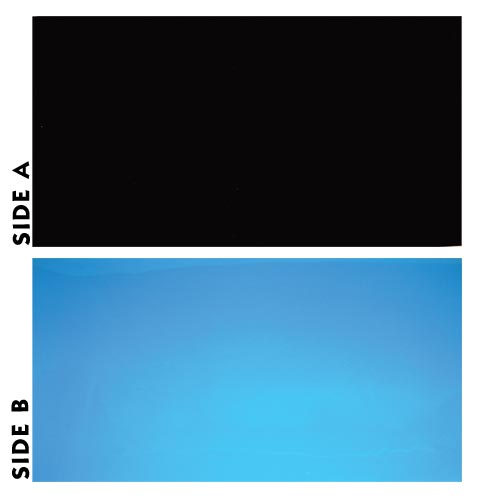 Underwater Treasures Black/Blue Reversible Background - 20" - Sold by the Foot - 50 Feet