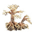 Underwater Treasures Bonsai Wood With Rock - Medium  