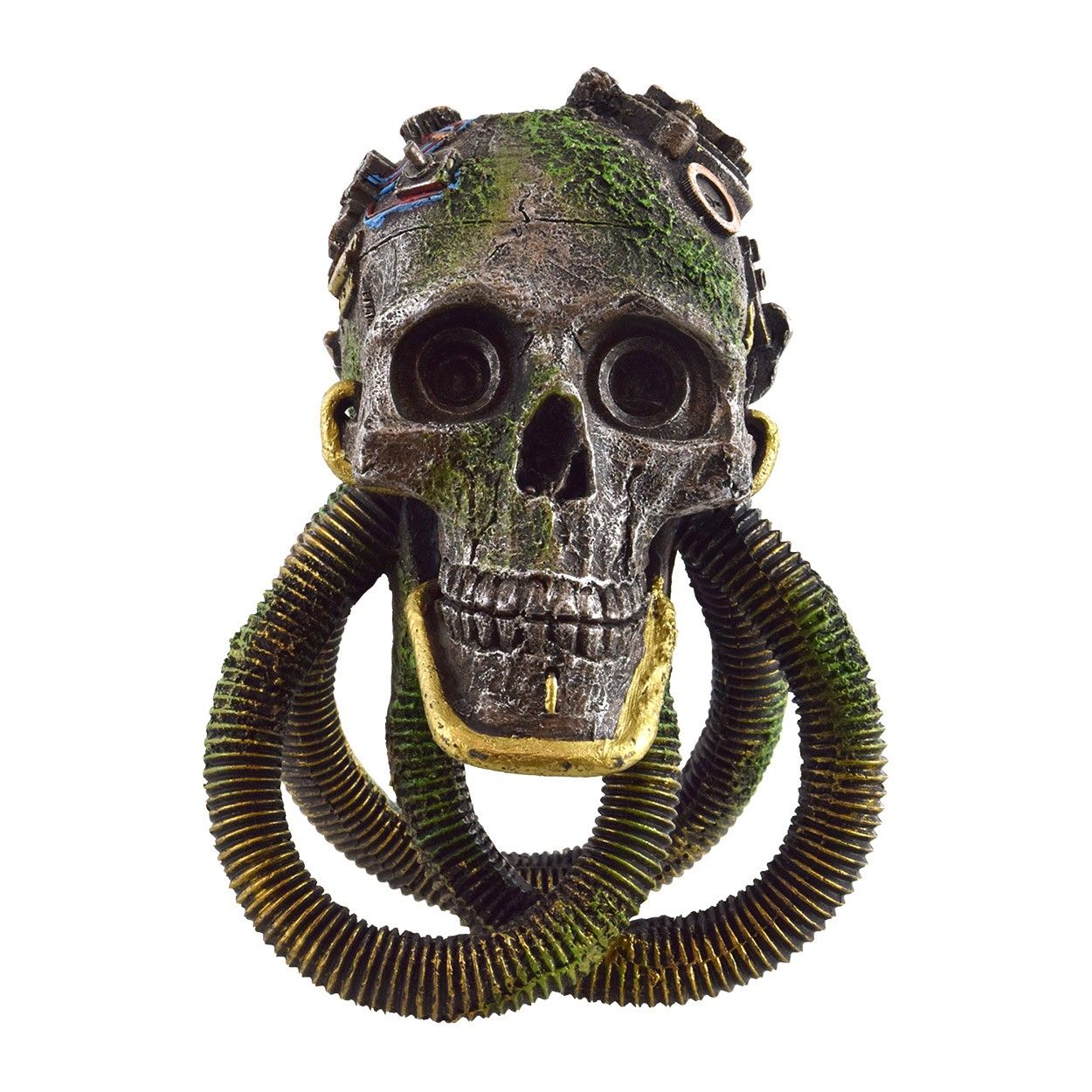 Underwater Treasures Breathing Skull  