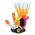 Underwater Treasures Glow Action Bubbling Anemone with Sponge Coral - Orange  