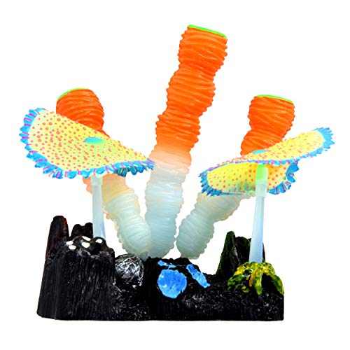 Underwater Treasures Glow Action Sponge and Carpet Corals - Orange  