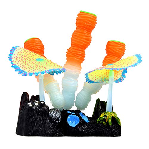 Underwater Treasures Glow Action Sponge and Carpet Corals - Orange