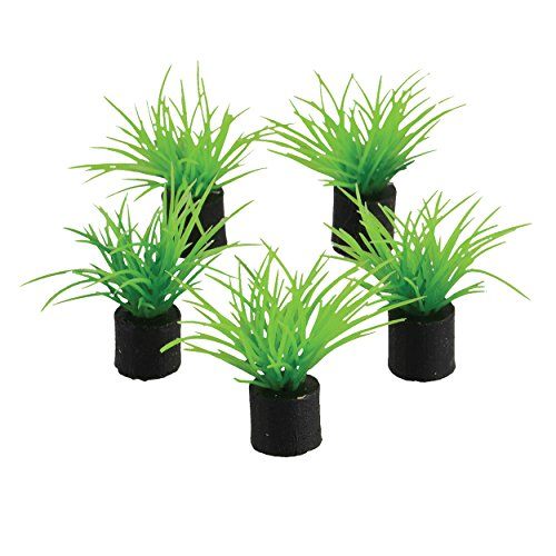 Underwater Treasures Mini Plant - Green Grass - 1.5" - 5 pk  