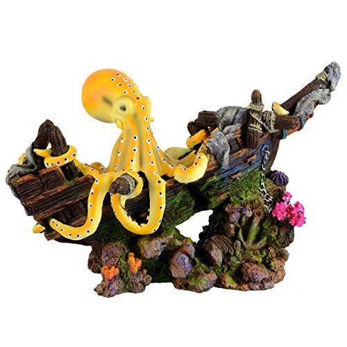 Underwater Treasures Octopus Wreckage  