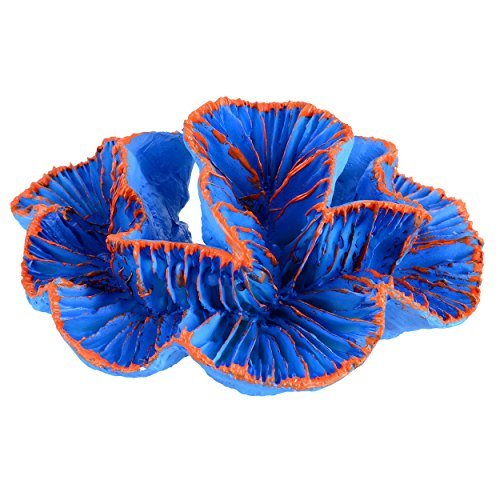 Underwater Treasures Open Brain Coral - Blue - Small  