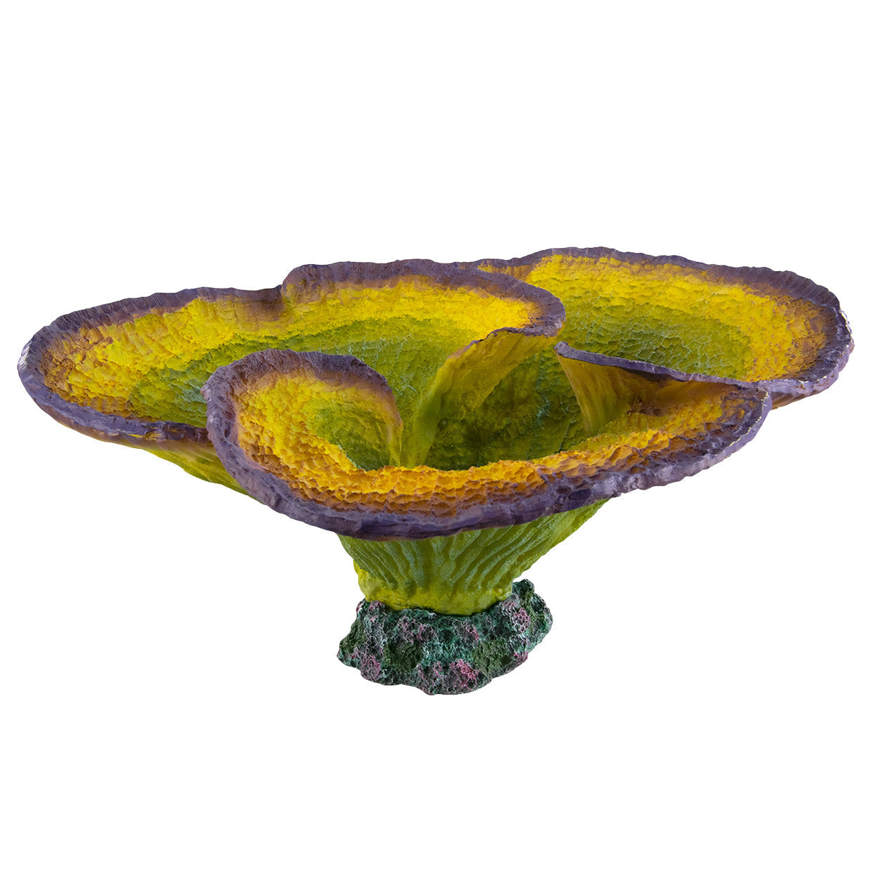 Underwater Treasures Table Coral - Purple/Yelllow  