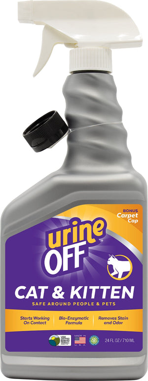 Urine Off Cat Hard Surface Spray-Carpet Applicator for Pets - 24 Oz