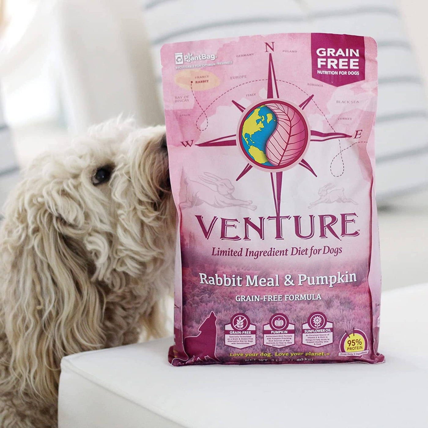 Venture Limited Ingredient Diet Grain Free Dry Dog Food Rabbit