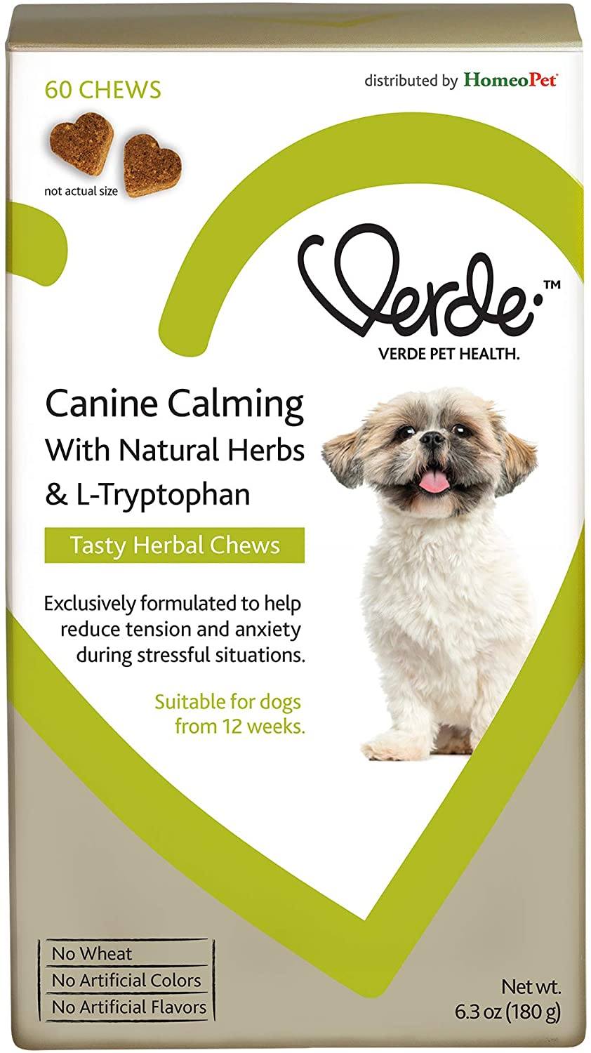 Verde Canine Calming Formula Dog Supplements - 60 Count - 6.3 oz  