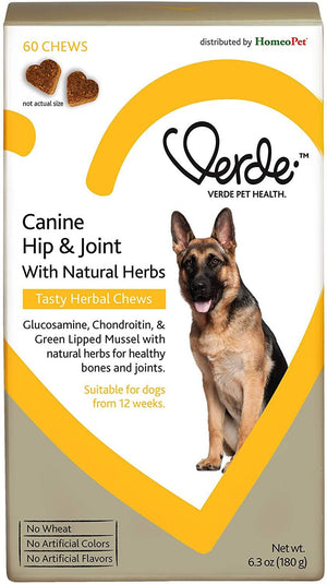 Verde Canine Hip & Joint Formula Dog Supplements - 60 Count - 6.3 oz