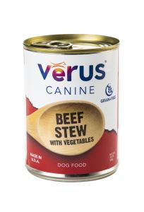 Verus Beef Stew with Vegetables Canned Dog Food - 13 oz Can - Case of 12  