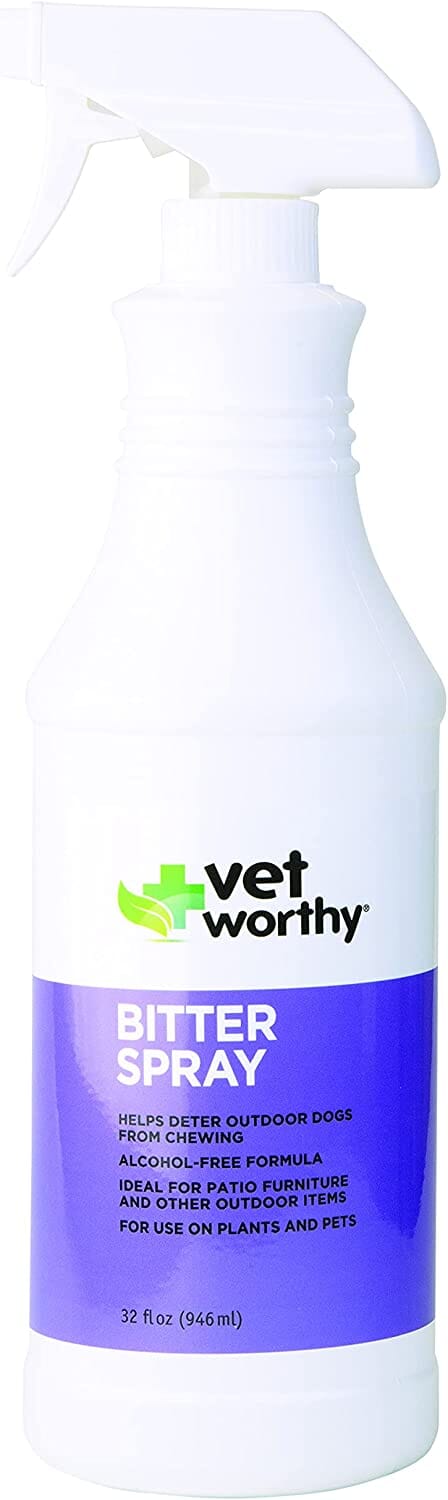 Vet Worthy Bitter Spray Cat and Dog Training Aid - 32 Oz