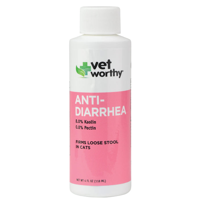 Vet Worthy Feline Anti-Diarrhea Liquid Cat and Dog Supplement - 4 oz 4.28