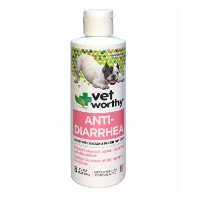 Vet Worthy First Aid Anti-Diarrhea Liquid For Dogs - 8 oz Bottle  