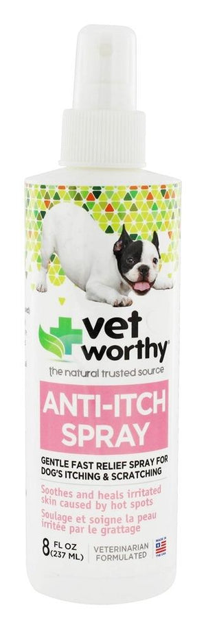 Vet Worthy First Aid Anti-Itch Spray For Dogs - 8 oz Bottle
