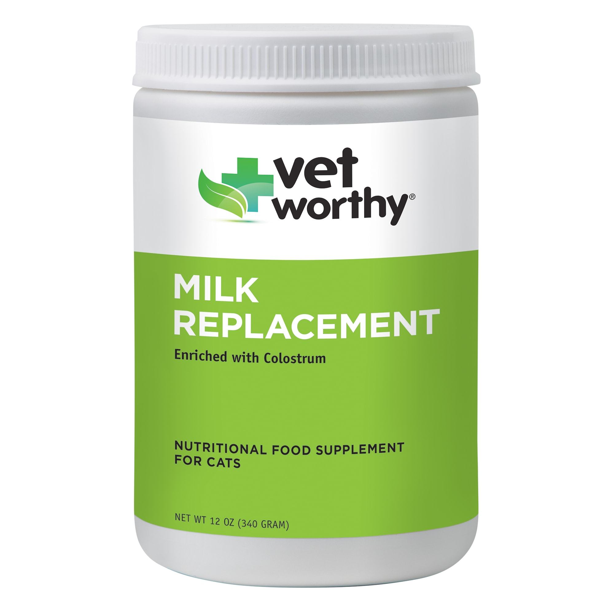 Vet Worthy First Aid Milk Replacement Powder Cat Healthcare - 12 oz Jar  