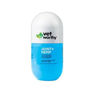 Vet Worthy Hemp Joint Soft Chew Chewable Dog Supplements - 30 ct Capsule Bottle  