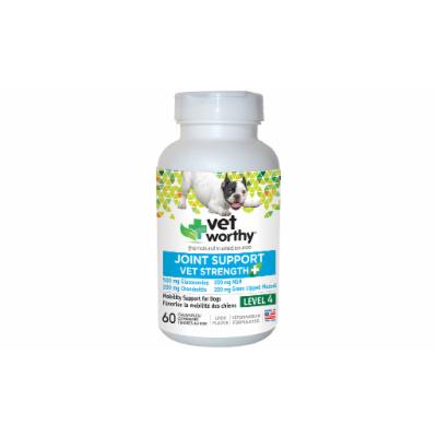 Vet Worthy Joint Support Level 4 Cat and Dog Supplement - 60 ct Tablets