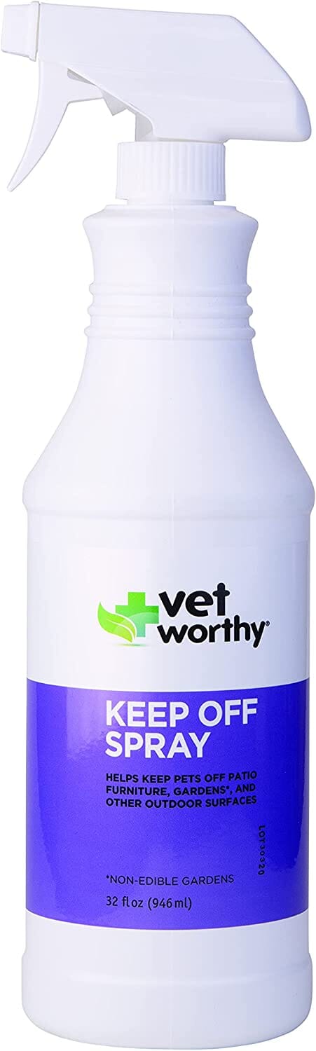 Vet Worthy Keep Off Spray Cat and Dog Repellent - 32 Oz  